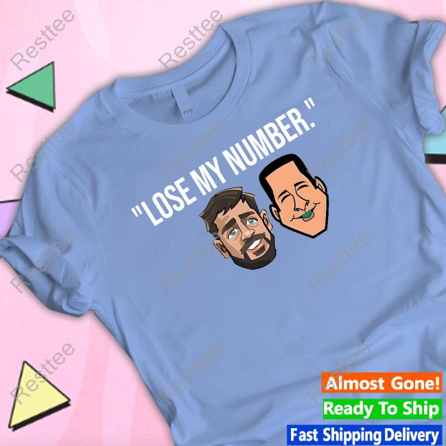 Lose My Number T Shirt Adam Schefter And Aaron Rodgers Lose My Number Tee Gaming Society