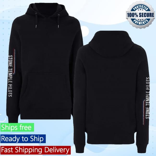 Official Stone Temple Pilots Merch Store Vintage Stripes LS Hoodie