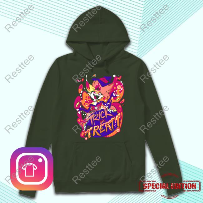 Hazbin Hotel Merch Beelzebub TRICK OR TREAT Shirt Beelzebub TRICK OR TREAT Tee