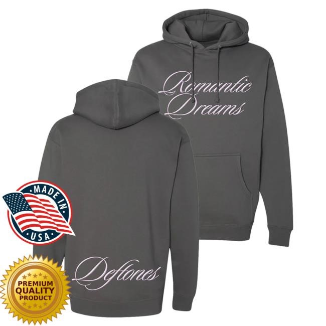 Official Deftones Merch Store Deftones Romantic Dreams Charcoal Crewneck Deftones Shop
