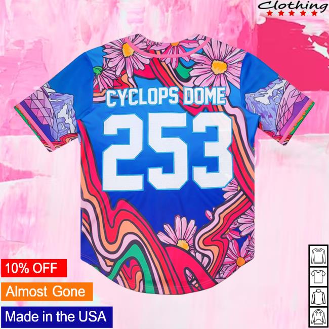 SUBTRONICS SHOP CYCLOPS DOME BASEBALL JERSEY SUBTRONICS SHOP CYCLOPS DOME BASEBALL JERSEY