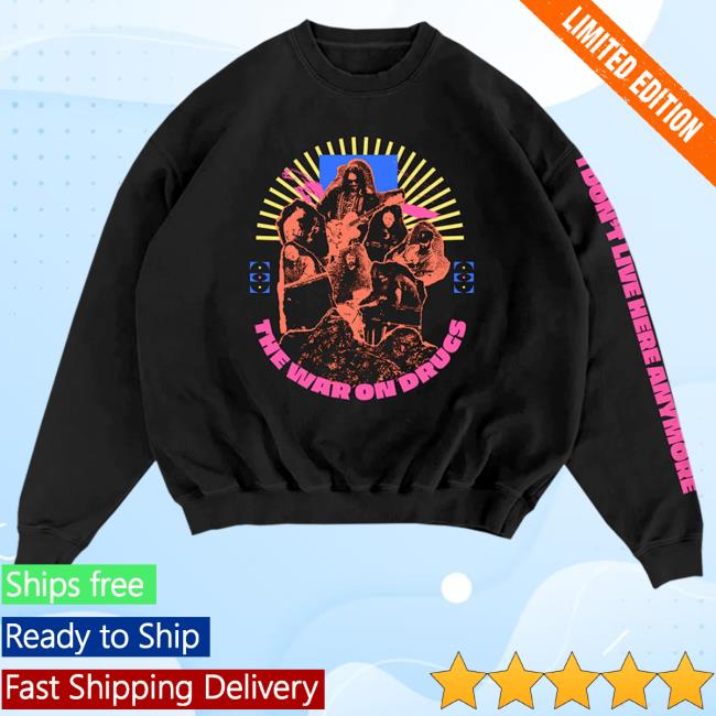 The War On Drugs Merch The War On Drugs Retro Band Photo Sweatshirts