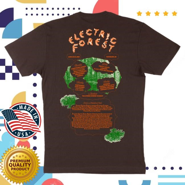 2025 Forest Goods Butterfly Effect Tee Electric Forest Festival Official 2025 Forest Goods Butterfly Effect T Shirt Electric Forest Festival Official