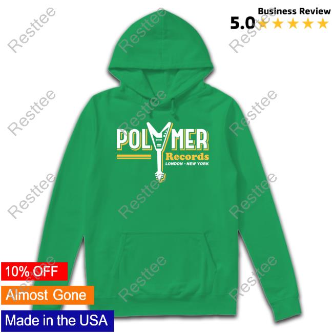 Polymer Records Crewneck Sweatshirt Robert Smith Polymer Records London New York Shirts