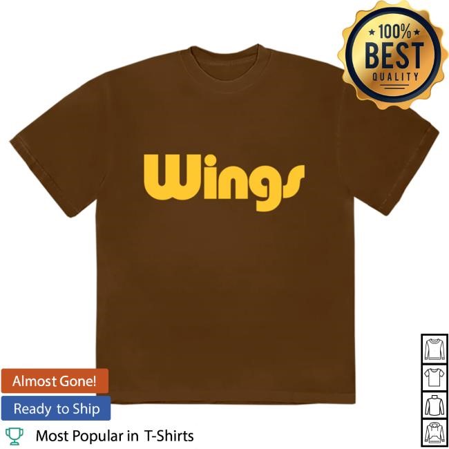 Official Paul McCartney Wings Text Logo Shirt PaulMcCartney