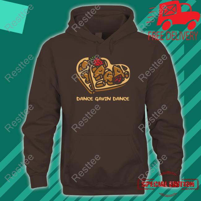 Dance Gavin Dance Merch Waffle Black Hooded Sweatshirt