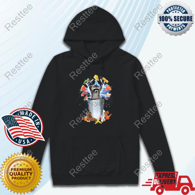 Trash Racoon Graphic Shirt 2024