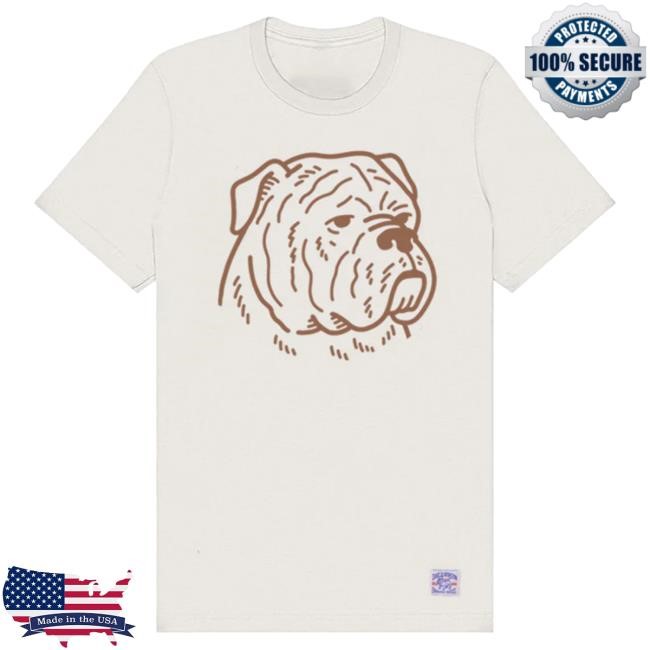 Duke & Winston The Bulldog Tee Vintage White for Everyday American Looks Duke & Winston The Bulldog Tee Vintage White for Everyday American Looks