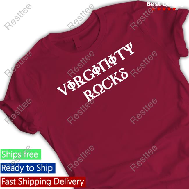 Official Danny Duncan Merch Virginity Rocks Greek Maroon Shirt