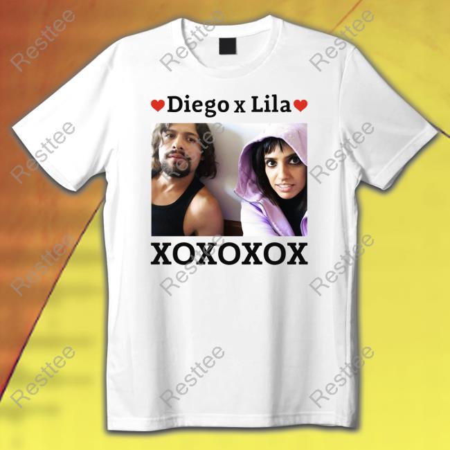 Diego X Lila Xoxoxox White Tee Shirt