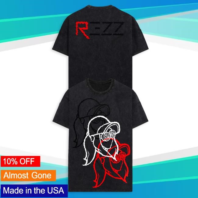 Rezz Official Merch Store Rezz - 3 Two Many Stonewash Tshirt Rezz Clothing Apparel Rezzshop