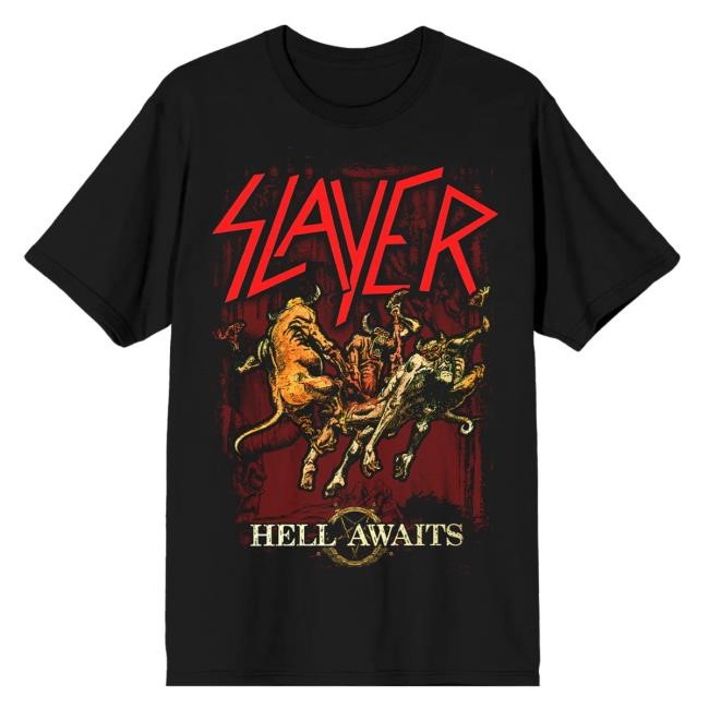 Torn Asunder Hell Awaits Tracklist New Shirt Official Slayer Clothing Store Shop Merch