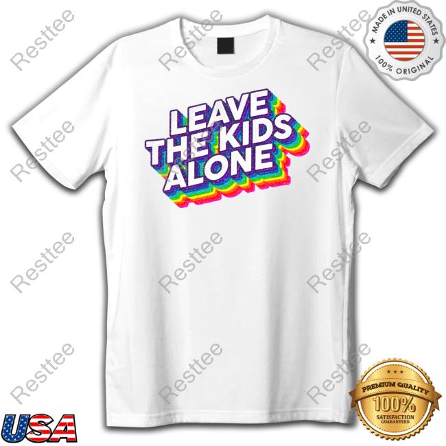Official Leave The Kids Alone Rainbow Cute Shirt