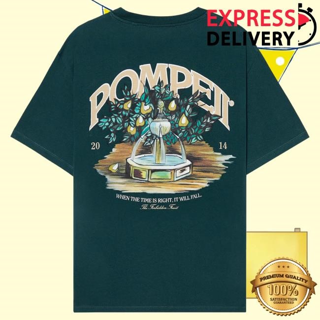 Fountain Pine Regular Graphic Tshirt | Buy Official Pompeii Apparel Fountain Pine Regular Graphic Tees | Buy Official Pompeii Apparel