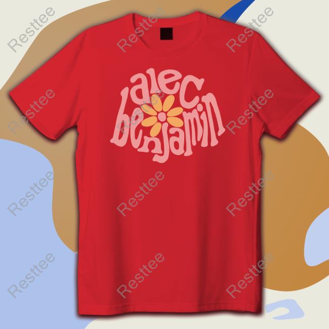 Alec Benjamin Merch Wavy Flower T Shirt