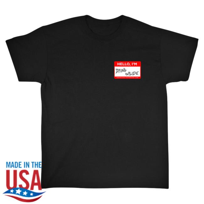 Official Linda Finegold Merch Store Hello I'm Dying Inside Hooded Sweatshirt Black Lindafinegold Clothing Shop