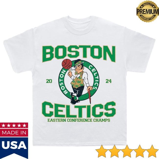 Gio Made It Shop Boston Celtics 2024 Vintage Style ECF Champs New Shirt Rcollabshop