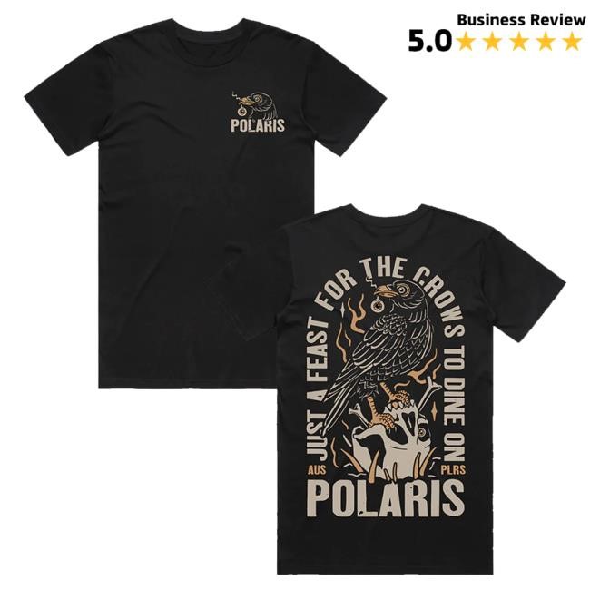 Polaris - Crows New T-Shirt Polaris Merch Polaris - Crows T Shirt Polaris Merch