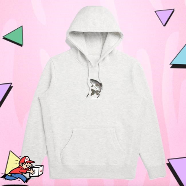 Official Jiberish Catch & Release Attractive Hoodie Ivy
