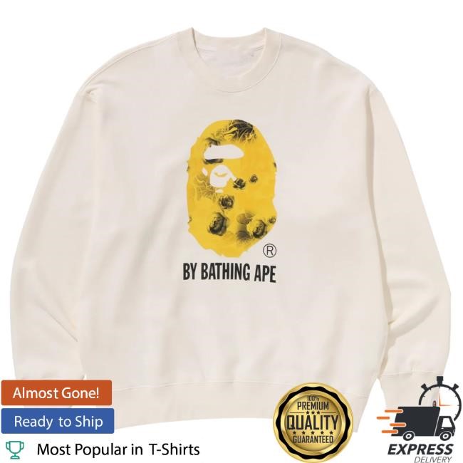 Bape Floral Camo By Bathing Ape Relaxed Fit New Crewneck Sweatshirt