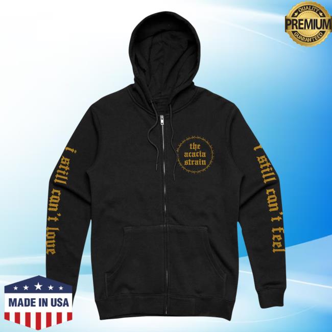 Official The Acacia Strain Merch These Wounds Won't Heal Zip Up Crewneck Sweatshirt