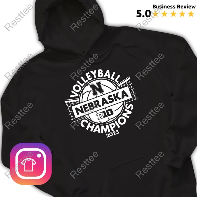 Huskers Merch Shop Nebraska Volleyball Big Ten Champions 2023 T Shirt