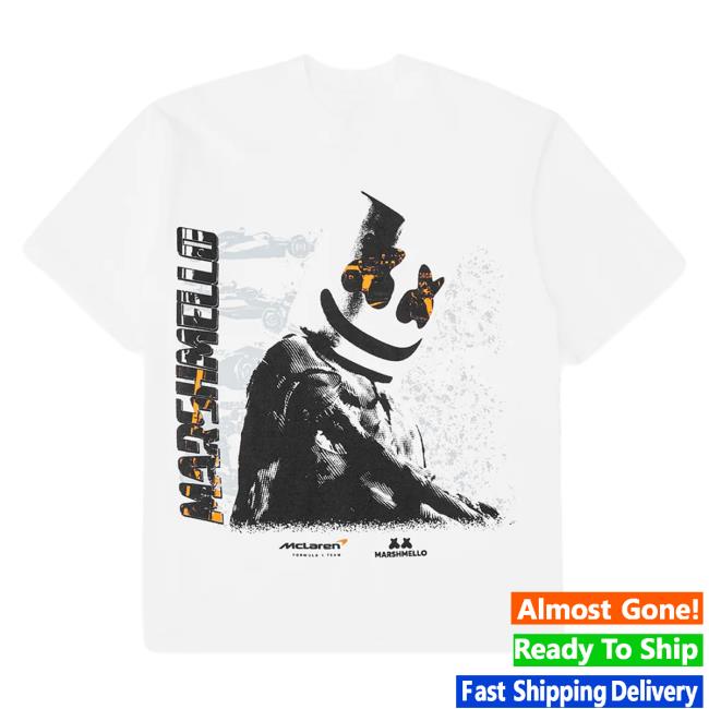 Official Marshmello Music Merch Mclaren F1 Team Long Sleeve T Shirt