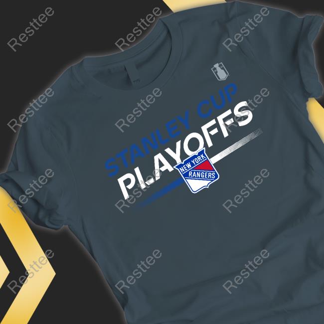 Official Madison Square Garden Shop Rangers 22-23 Playoff Authentic Pro Prime Tech T-Shirt
