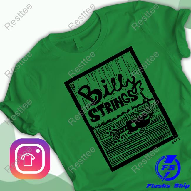 Billy Strings Merchandise #7 Danny Barnes Fish Guitar T Shirt Official Billy Strings Merchandise #7 Danny Barnes Fish Guitar T-Shirt