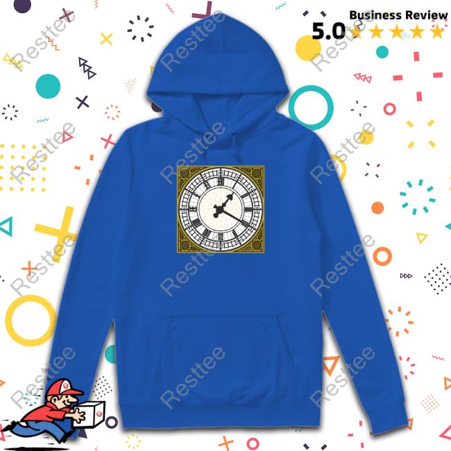 Obvious Shirts Big Ben 1:20 Clock Long Sleeved T Shirt