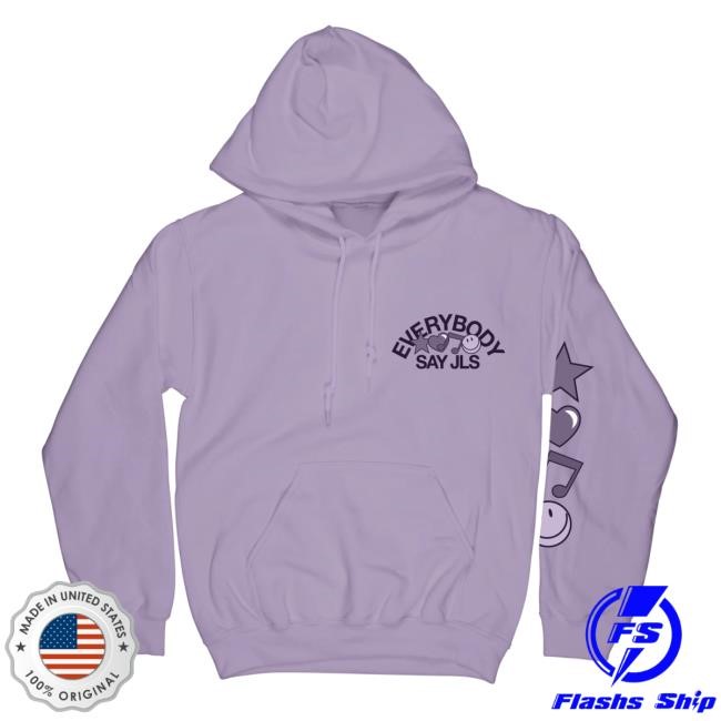 Everybody Say JLS Purple Long Sleeve Hoodie – JLS Merch