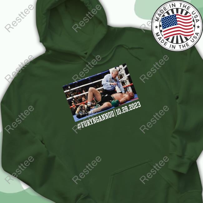 Official #Furyngannou 10.28.2023 T-Shirt Ngannou Tyson Fury Knockdown #Furyngannou 10.28.2023 Shirt