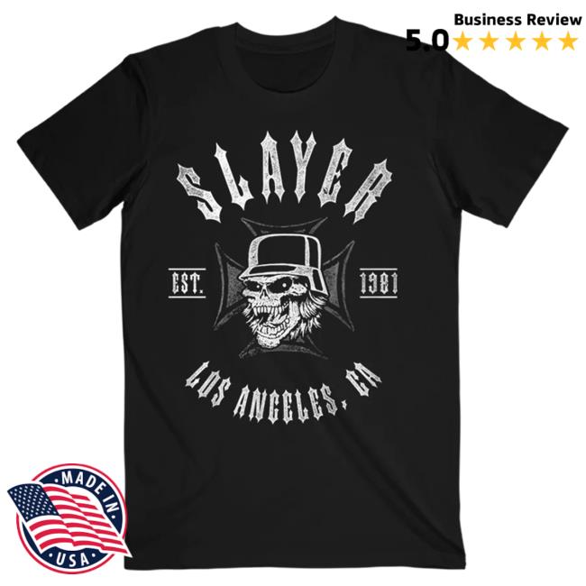 Official Slayer Clothing Store Shop Merch Established 1981 Skull Shirt New Official Slayer Clothing Store Shop Merch Established 1981 Skull New Shirt