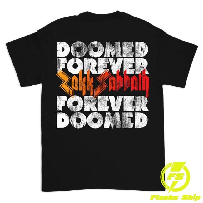 Official Black Label Society 2024/2025 Doomed Forever Shirt Official Black Label Society 2024/2025 Doomed Forever Popover Shirt