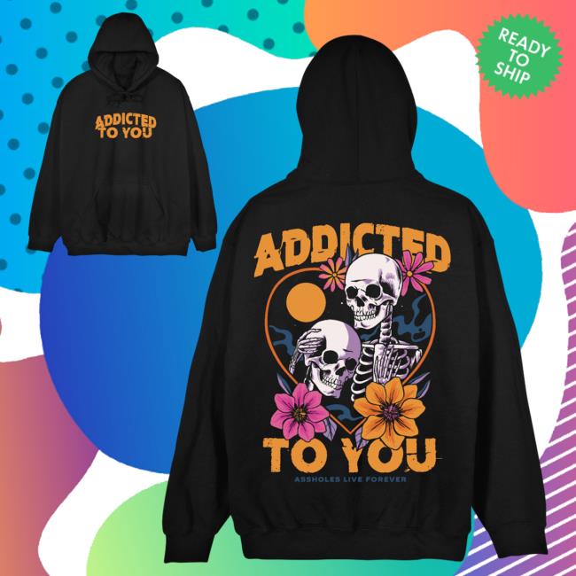 Official Linda Finegold Merch Store Addicted To You Shirt Black Lindafinegold Shop