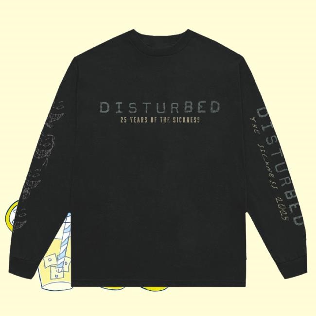 Official Disturbed Merch Store Disturbed Meaning of Life The Sickness Tracklist Long Sleeve Hot Shirt Official Disturbed Merch Store Disturbed Meaning of Life The Sickness Tracklist Long Sleeve Shirt