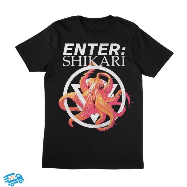 Giant Pacific Octopus - European Tour S/S Tee - Enter Shikari