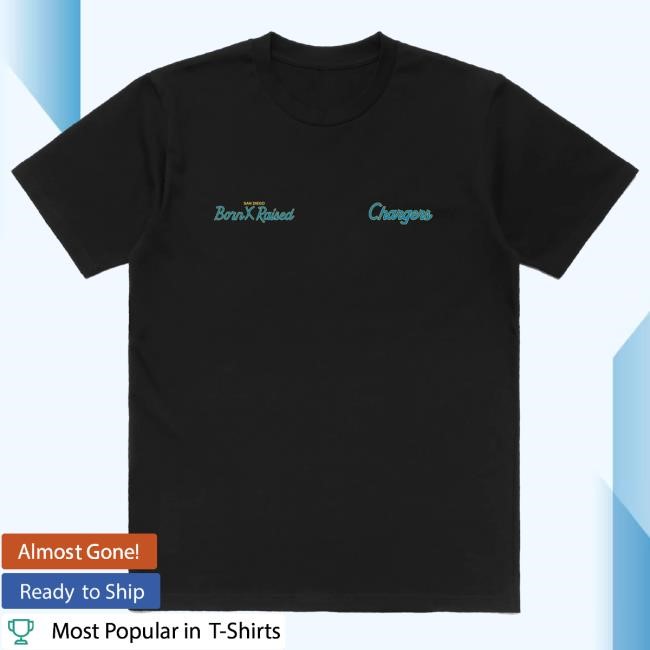 Born X Raised + Los Angeles Chargers Helmet Tee