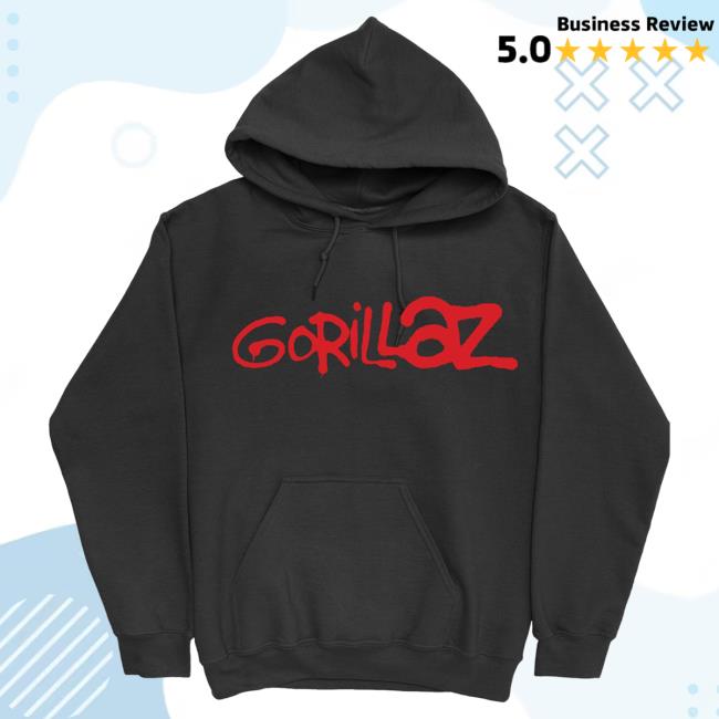 Official Gorillaz Merch Store Gorillaz Gorillaz Spray Logo T Shirt Black Gorillaz Apparel Clothing Shop