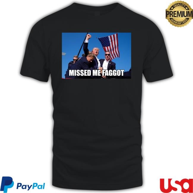 Shooting At Trump Tee Shirt