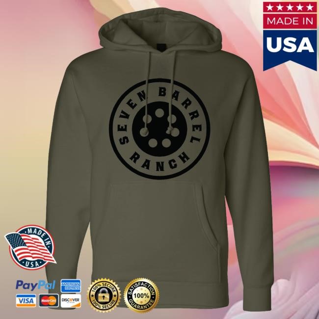Official Dale Stark 7 Barrel Ranch Pullover Hoodie - Olive