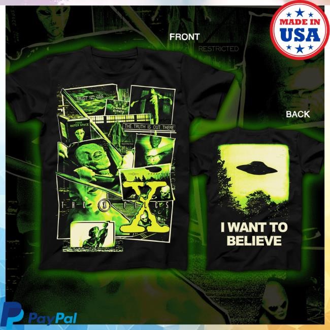 Iconic Scene-ready Creep-O-Rama The X-Files I Want to Believe Regular tee