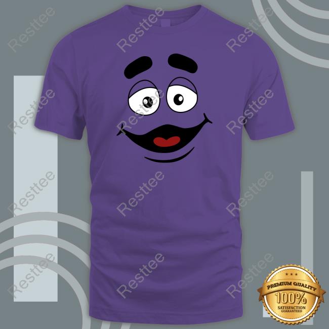 Mcdonalds Merch Official Grimace Tee Shirt