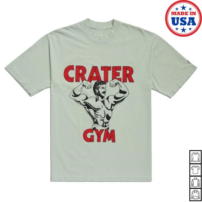 Official A24 Merch Store A24 Films Mint Crater Gym Staff T-Shirts A24 Shop