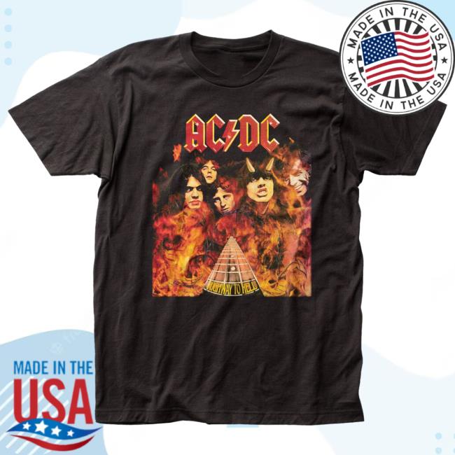 Official Ac Dc Merch Store Ac/Dc Highway To Hell Australia Shirt 2024 Ac Dc Shop Acdc Clothing