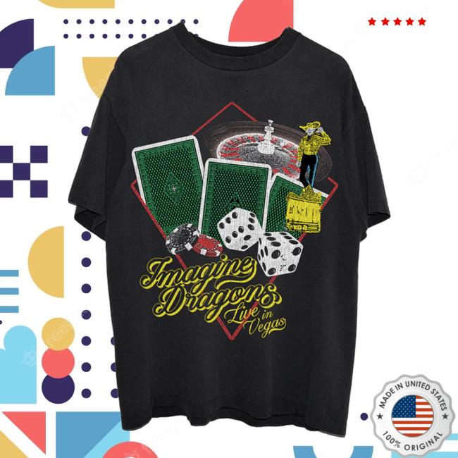 Official Imagine Dragons Apparel Store Merch Imagine Dragons Live In Las Vegas Casino T Shirt Imagine Dragons Shop