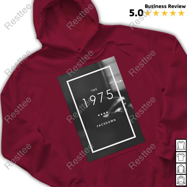 The 1975 Merch Facedown T-Shirt Facedown Crewneck Sweatshirt
