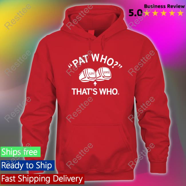 Official Pat Who That's Who T-Shirt
