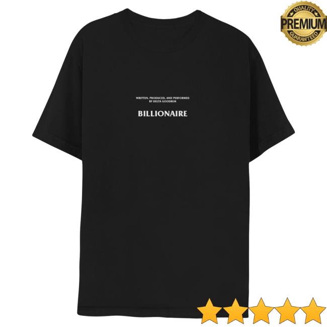 Official Merch Bar Delta Goodrem Billionaire Photo Unisex Crewneck Sweatshirt Black MerchBar