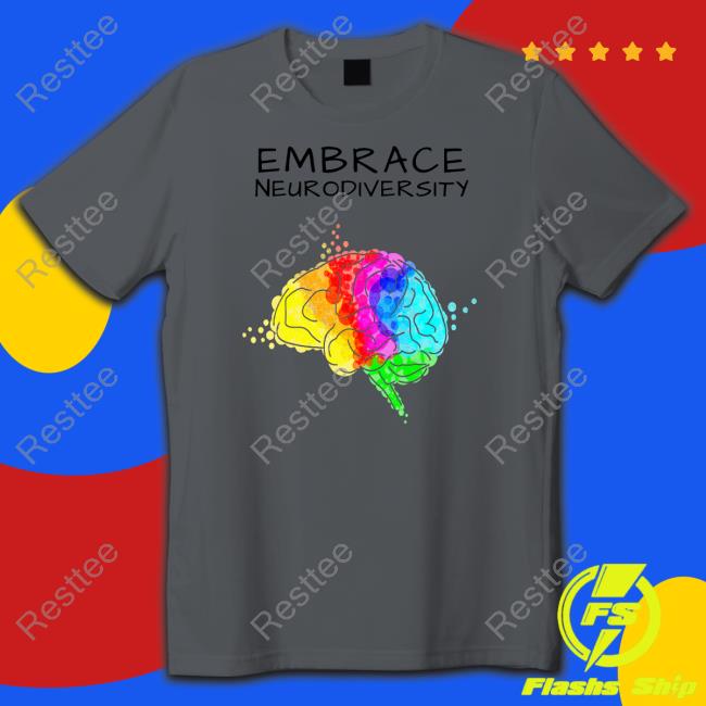 Official Black Embrace Neurodiversity Long Sleeve Tee